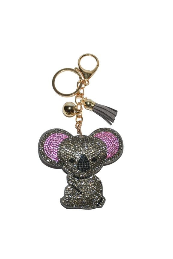 Koala Keychain Bling Backpack Charm Rhinestone Koala Bear Purse Charms