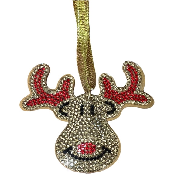 Popfizzy Handmade Reindeer Christmas Ornaments, Christmas Decor