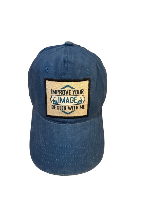 Improve Your Image Funny Hat for Men and Women, Jersey Shore Baseball Cap with Funny Sayings, Great Gifts for Adults