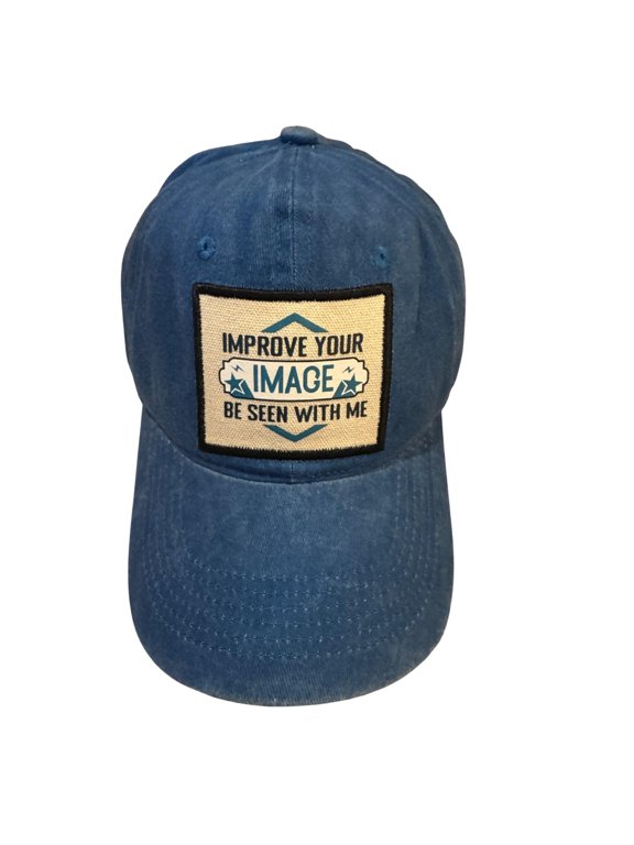 Improve Your Image Funny Hat for Men and Women, Jersey Shore Baseball Cap with Funny Sayings, Great Gifts for Adults