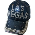 thumbnail image 1 of Popfizzy Rhinestone Las Vegas Ball Caps, Bling Bling Las Vegas Hat for Women, Las Vegas Souvenir, Bedazzled Las Vegas Gifts, 1 of 9