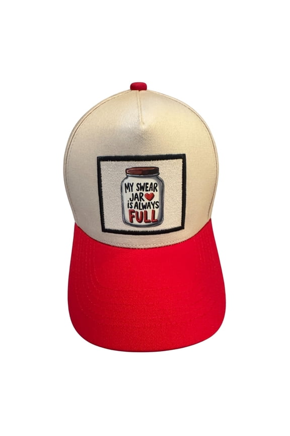 Swear Jar Funny Hats for Men and Women, Fun Hats with Funny Sayings, Birthday Gifts for Adults, Jersey Shore Hat