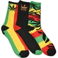 thumbnail image 1 of Popfizzy Weed Socks for Men and Women, 3 Pairs, Size 6-12.5, 1 of 4