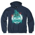thumbnail image 1 of Popfunk Batman Father's Day Dad's Garage GOTHAM CITY Chop Shop Adult Pull-Over Hoodie, Navy, 2X-Large, 1 of 5