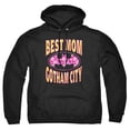 thumbnail image 1 of Popfunk Batman Mother's Day Best Mom in Gotham Adult Pull-Over Hoodie, Black, Small, 1 of 5