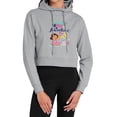 thumbnail image 1 of Popfunk Dora The Explorer Always Ready For Adventure Women's Cropped Hoodie Pullover Sweatshirt, Athletic Heather, X-Small, 1 of 5
