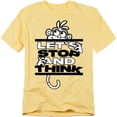thumbnail image 1 of Popfunk Dora The Explorer LetÂ’S Stop And Think Unisex Adult T Shirt, Banana, Large, 1 of 5