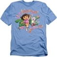thumbnail image 1 of Popfunk Dora The Explorer Lo Hicimos! We Did It! Unisex Adult Heather T Shirt, Light Blue Heather, Medium, 1 of 3