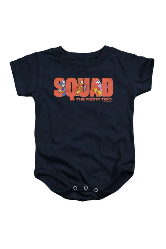 Popfunk Dora The Explorer Squad, The Fiesta Trio Unisex Infant Snap Suit for Baby, Navy, Medium
