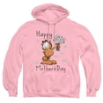 thumbnail image 1 of Popfunk Garfield Happy Mother's Day Adult Pull-Over Hoodie, Pink, 3X-Large, 1 of 5