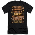 thumbnail image 1 of Popfunk Great Halloween Costume Unisex Adult Canvas Brand T Shirt, Black, 2X-Large, 1 of 3