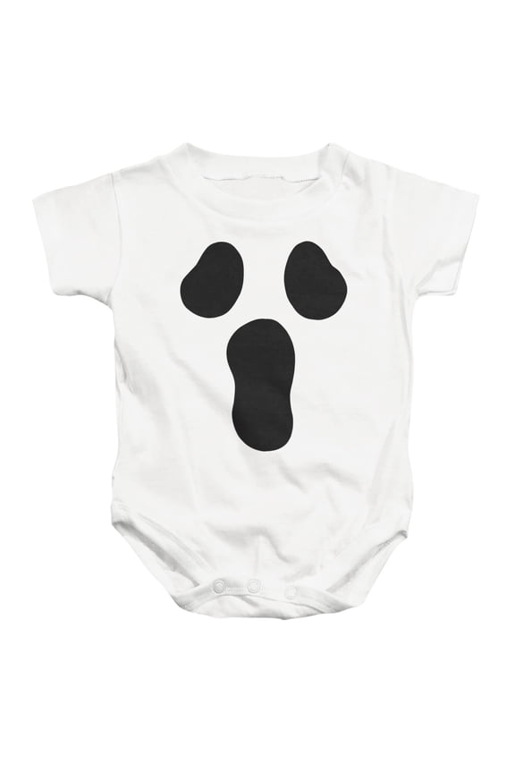 Popfunk Halloween Ghost Costume Unisex Infant Snap Suit for Baby, White, Large