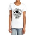 thumbnail image 1 of Popfunk Halloween Mummy Costume Women's T Shirt, White, Large, 1 of 3