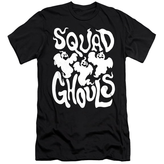 Popfunk Halloween Squad Ghouls Unisex Adult Canvas Brand T Shirt, Black, 2X-Large