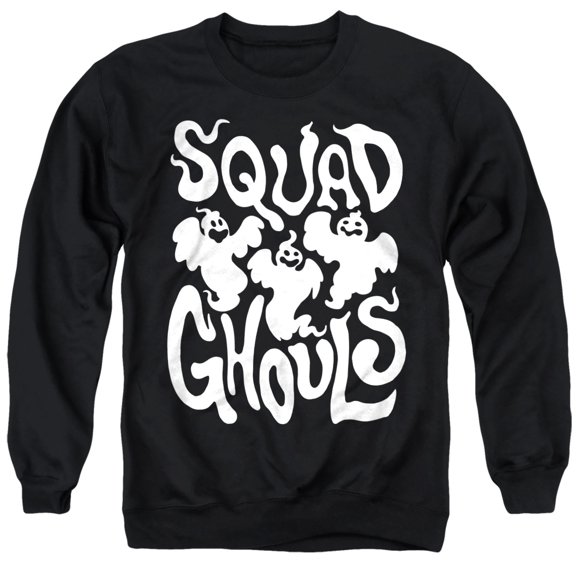 Popfunk Halloween Squad Ghouls Unisex Adult Crewneck Sweatshirt, Black, 3X-Large