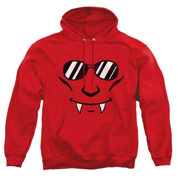 Popfunk Halloween Vampire Costume Adult Pull-Over Hoodie, Red, X-Large
