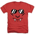 thumbnail image 1 of Popfunk Halloween Vampire Costume Unisex Adult Heather T Shirt, Red Heather, Small, 1 of 3