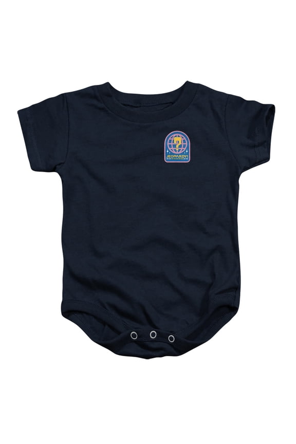 Popfunk Jeopardy Galaxy Unisex Infant Snap Suit for Baby, Navy, Large