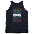 thumbnail image 1 of Popfunk Jeopardy Repeat Logo Unisex Adult Tank Top, Navy, Medium, 1 of 4