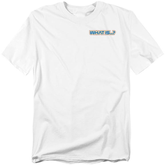 Popfunk Jeopardy What Is Unisex Adult T Shirt, White, Large