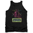 thumbnail image 1 of Popfunk Jeopardy What is.... Unisex Adult Tank Top, Black, Small, 1 of 4