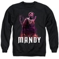 thumbnail image 1 of Popfunk Mandy Ready for Revenge Unisex Adult Crewneck Sweatshirt, Black, 4X-Large, 1 of 5