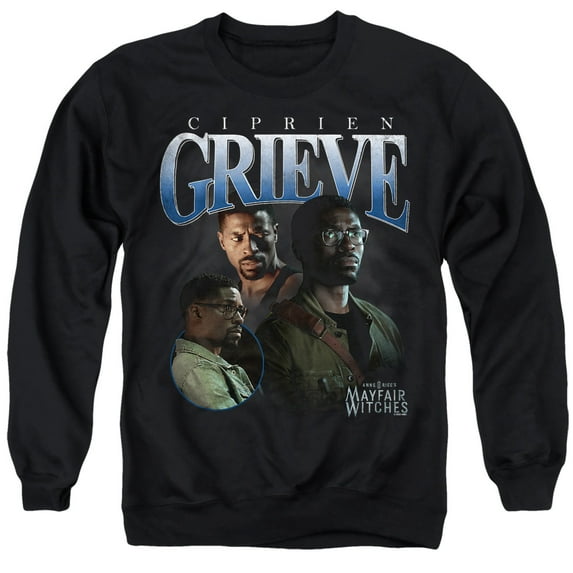 Popfunk Mayfair Witches Ciprien Grieve Bootleg Unisex Adult Crewneck Sweatshirt, Black, 2X-Large