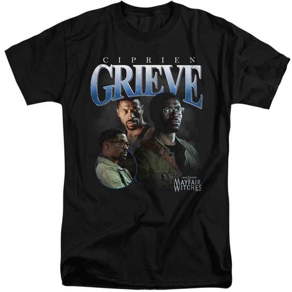 Popfunk Mayfair Witches Ciprien Grieve Bootleg Unisex Adult Tall T Shirt (3X-Large) Black