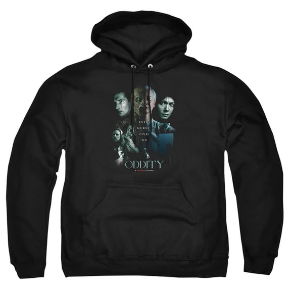 Popfunk Oddity Floating Heads Adult Pull-Over Hoodie, Black, Small