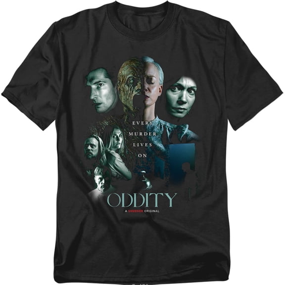 Popfunk Oddity Floating Heads Unisex Adult T Shirt, Black, Large