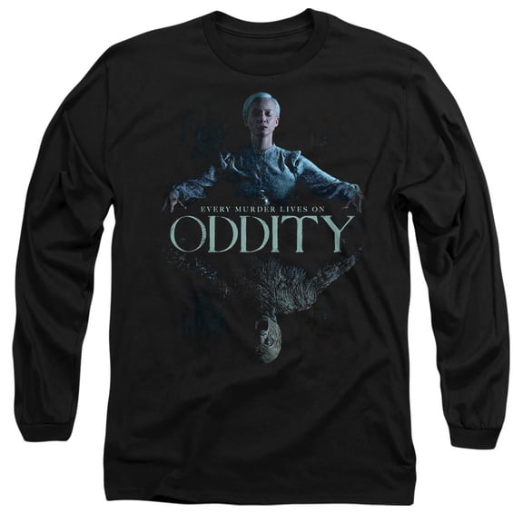 Popfunk Oddity Key Art Unisex Adult Long-Sleeve T Shirt, Black, X-Large