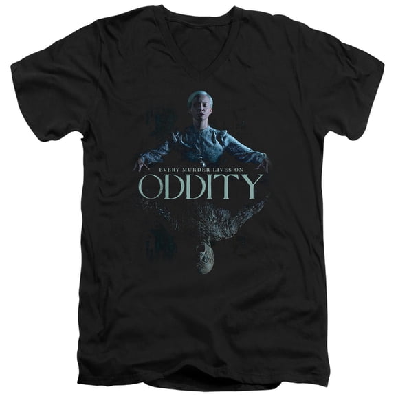 Popfunk Oddity Key Art Unisex Adult V-Neck T Shirt (Small) Black