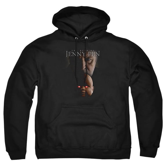 Popfunk Rule of Junny Pen Stacked Heads Adult Pull-Over Hoodie, Black, Large