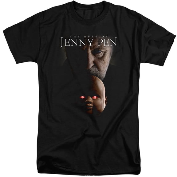 Popfunk Rule of Junny Pen Stacked Heads Unisex Adult Tall T Shirt (X-Large) Black