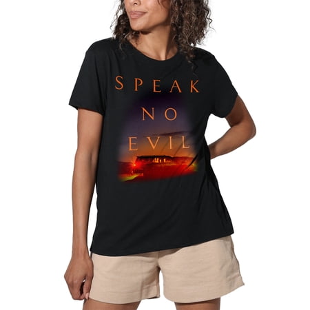 Popfunk Speak No Evil Car Women's Loose T-Shirt, Black, 2X-Large