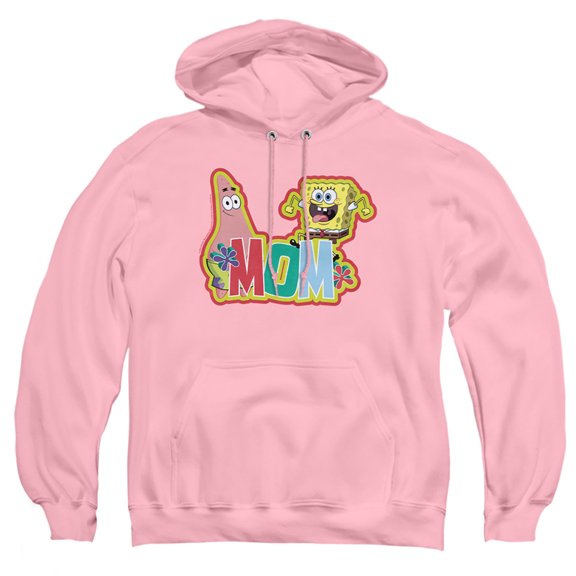 Popfunk SpongeBob SquarePants Mother's Day Mom Adult Pull-Over Hoodie, Pink, 3X-Large