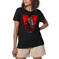 thumbnail image 1 of Popfunk Talamasca Red Key Art Women's Loose T-Shirt, Black, Medium, 1 of 5