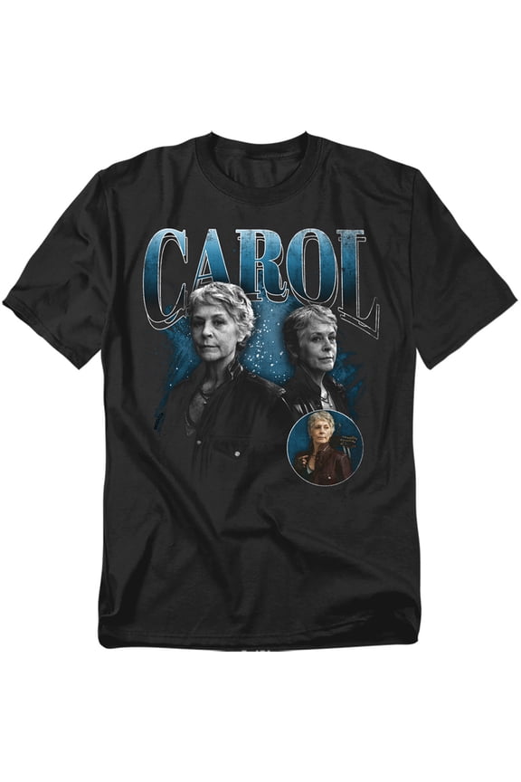 Popfunk The Walking Dead - Daryl Dixon Carol Homage Unisex Adult T Shirt, Black, X-Large