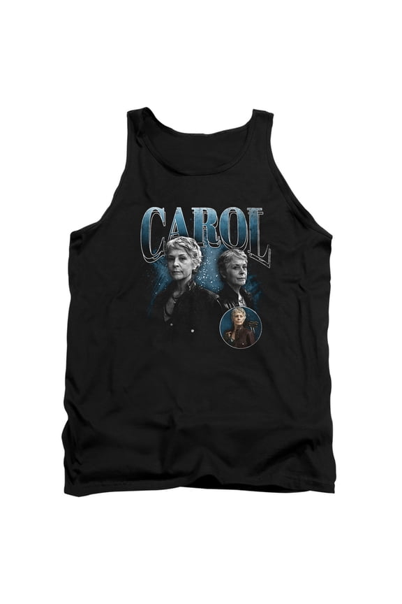 Popfunk The Walking Dead - Daryl Dixon Carol Homage Unisex Adult Tank Top, Black, Medium
