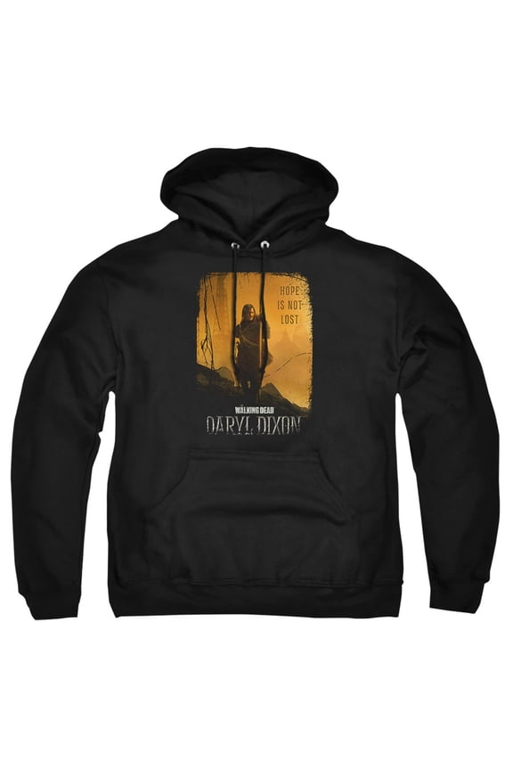 Popfunk The Walking Dead - Daryl Dixon Daryl Dixon Poster Adult Pull-Over Hoodie, Black, Large