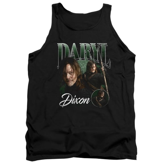 Popfunk The Walking Dead - Daryl Dixon Daryl Homage Unisex Adult Tank Top, Black, Small
