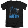 thumbnail image 1 of Popfunk The Walking Dead - Dead City Mono Pose Unisex Adult V-Neck T Shirt (X-Large) Black, 1 of 3