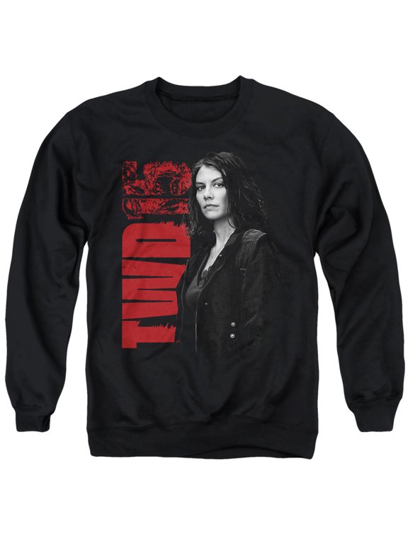 Popfunk The Walking Dead Maggie 15 Unisex Adult Crewneck Sweatshirt, Black, Medium