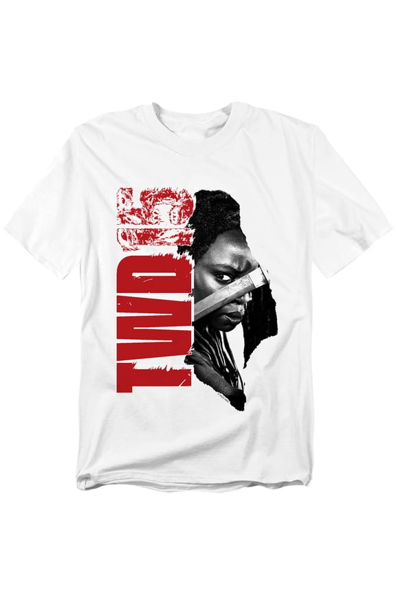 Popfunk The Walking Dead Michonne 15 Unisex Adult T Shirt, White, Large
