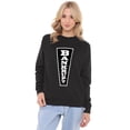 thumbnail image 1 of Popfunk Wheel of Fortune Bankrupt Women's Crew Sweatshirt, Black, Small, 1 of 5