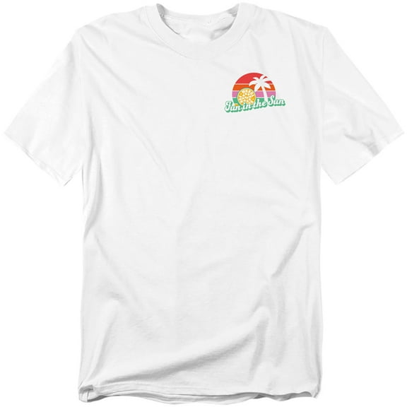 Popfunk Wheel of Fortune Fun in the Sun Unisex Adult T Shirt, White, Medium
