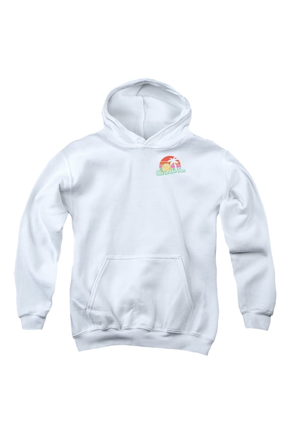Popfunk Wheel of Fortune Fun in the Sun Youth Kids Boy/Girls Pull-Over Hoodie, White, Medium