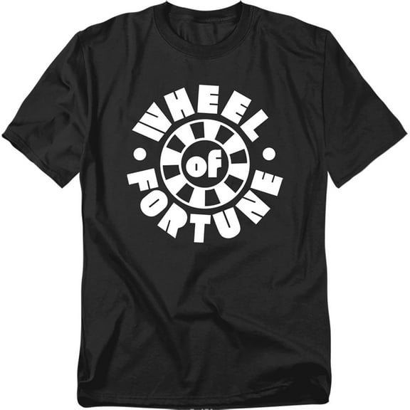 Popfunk Wheel of Fortune Light Wheel Unisex Adult T Shirt, Black, 4X-Large