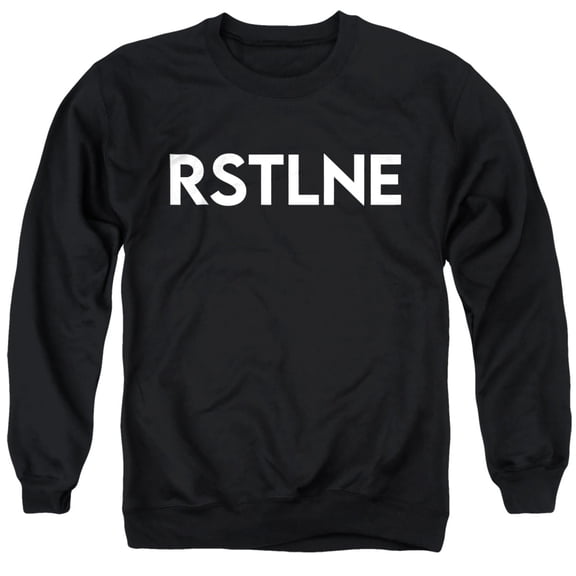 Popfunk Wheel of Fortune RSTLNE Unisex Adult Crewneck Sweatshirt, Black, Medium