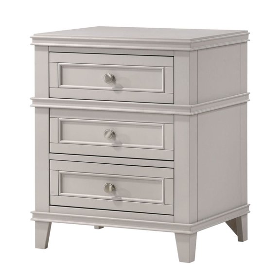 Poplar Solids Nightstand | Nightside Use with Charging Function | Reliable and Stylish Storage Option